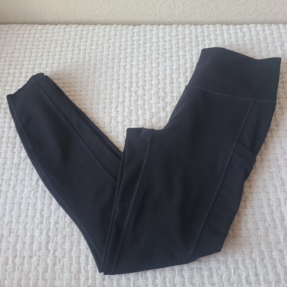 Fabletics Powerhold Black High-Waisted Leggings Size XS